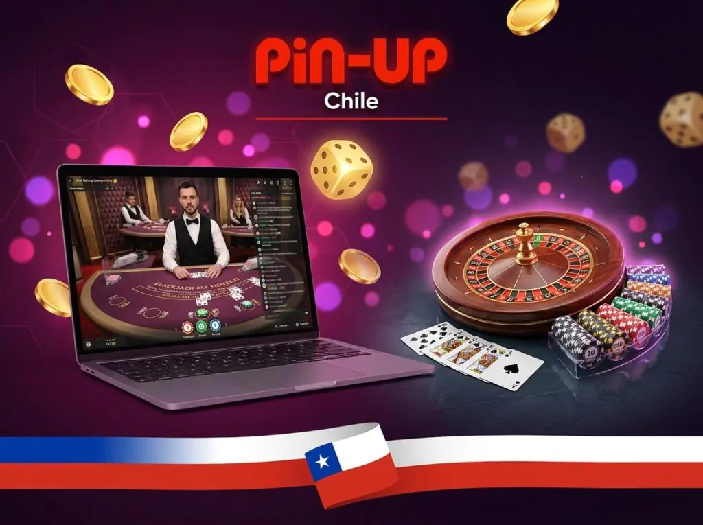 Casino en vivo con ruleta y mesas para jugadores de Pin-Up Chile.